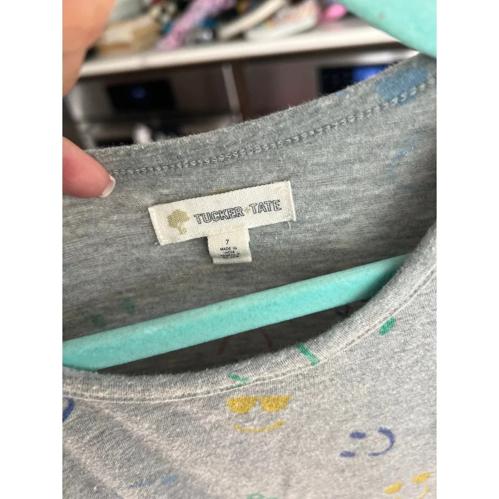 Tucker & Tate rainbow smiley faces dress girls 7‎